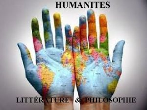 HUMANITES LITTRATURE ET PHILOSOPHIE LITTRATURE PHILOSOPHIE VOUS AIMEZ