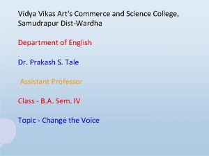 Vidya Vikas Arts Commerce and Science College Samudrapur