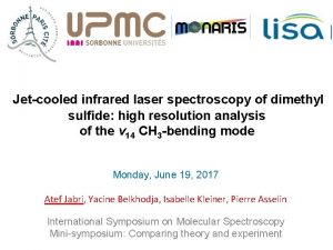 Jetcooled infrared laser spectroscopy of dimethyl sulfide high