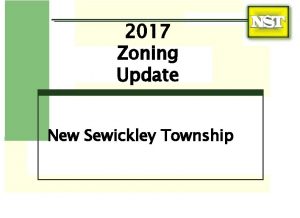 New sewickley township zoning map