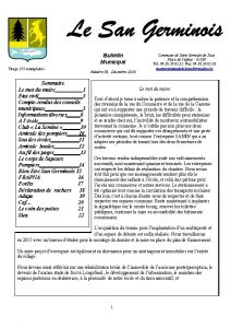 Bulletin Municipal Tirage 275 exemplaires Sommaire Le mot