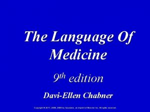 The Language Of Medicine th 9 edition DaviEllen