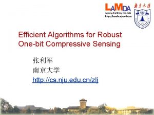 http lamda nju edu cn Efficient Algorithms for
