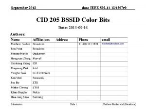 September 2013 doc IEEE 802 11 131207 r