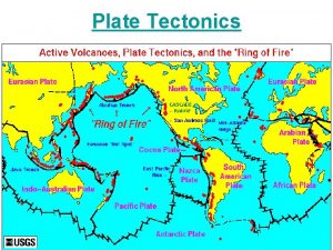 Plate Tectonics Plate Tectonics Theory of Plate Tectonics