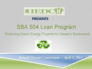 Hedco loans hawaii