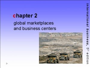 global marketplaces and business centers 2 i n