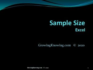 Sample Size Excel Growing Knowing com 2020 1