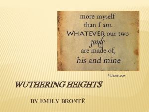 Setting of wuthering heights