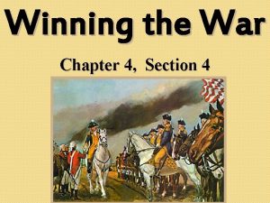 Winning the War Chapter 4 Section 4 European