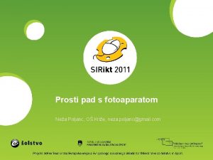 Prosti pad s fotoaparatom Nea Poljanc O Krie