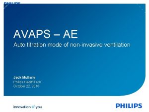 AVAPS AE Auto titration mode of noninvasive ventilation