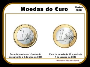 Moedas do uro Face da moeda de 1