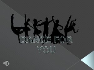 DANCE FOR YOU DFY Bailar es soar con