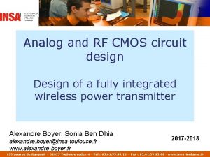 Device modeling for analog and rf cmos circuit design