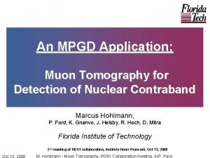 An MPGD Application Muon Tomography for Detection of