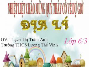 GV Thch Th Trm Anh Trng THCS Lng