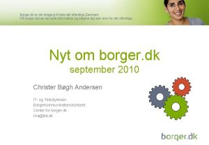 Borger dk min side