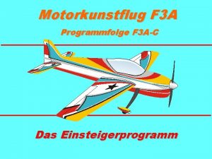 Motorkunstflug F 3 A Programmfolge F 3 AC