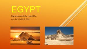 EGYPT Egyptsk arabsk republika ve star etin Ejipt
