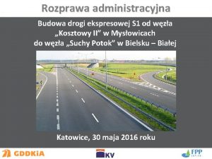 Rozprawa administracyjna Budowa drogi ekspresowej S 1 od