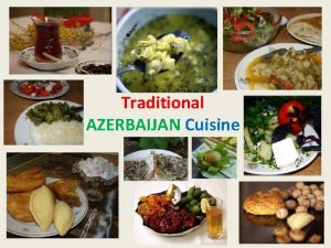 Traditional azerbaijani cuisine