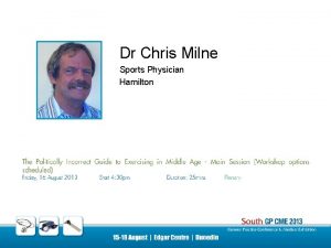 Dr chris milne