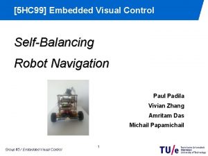 5 HC 99 Embedded Visual Control SelfBalancing Robot