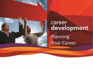 Planning Your Career AGENDA Importance of Career Planning