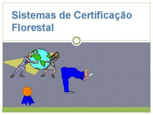 Sistemas de Certificao Florestal Objetivos requisitos entidades envolvidas