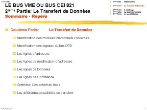 Ch Garnier LE BUS VME OU BUS CEI