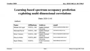 October 2020 doc IEEE 802 11 201709 r