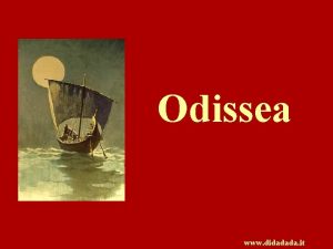 Odissea www didadada it L Odissea un poema