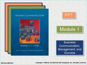 Business communication chapter 1 ppt