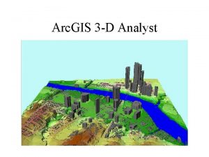 Arc GIS 3 D Analyst Triangulated Irregular Network