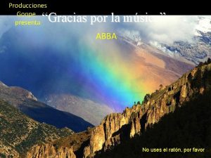 Producciones Gonpe presenta Gracias por la msica ABBA