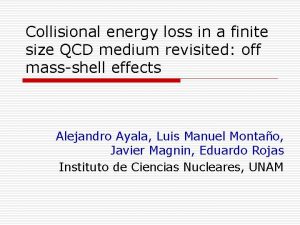 Collisional energy loss in a finite size QCD