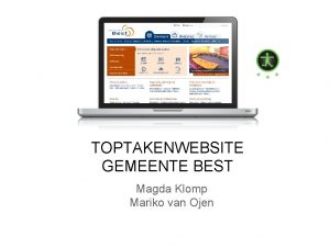 TOPTAKENWEBSITE GEMEENTE BEST Magda Klomp Mariko van Ojen