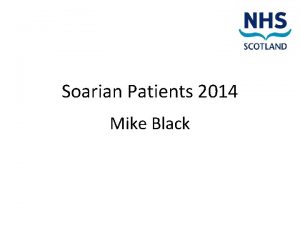 Soarian Patients 2014 Mike Black Diabetes burden 12