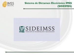 Introduccin Requisitos y Funcionalidad Creacin de cuenta IMSS