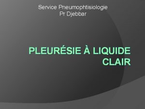 Festonnement pleural