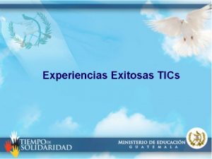 Experiencias Exitosas TICs Aplicaciones de TICs Pasivo Aprendizaje