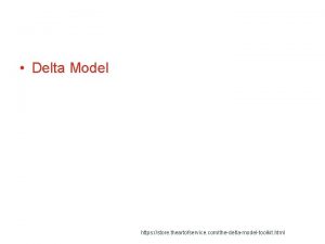 Delta Model https store theartofservice comthedeltamodeltoolkit html Lancia
