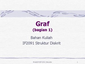 Graf bagian 1 Bahan Kuliah IF 2091 Struktur