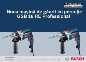 Launch Package GSB 16 RE Professional Noua main