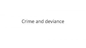 Difference between crime and deviance Difference between crime and deviance