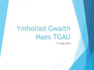 Ymholiad Gwaith Maes TGAU 2 Casglu data Chwe