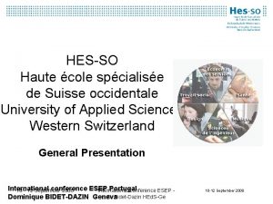 HESSO Haute cole spcialise de Suisse occidentale University