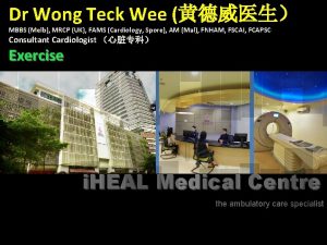 Dr wong teck wee