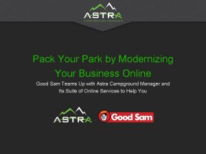 Pack Your Park by Modernizing Your Business Online